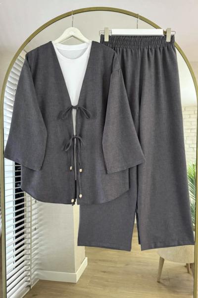 Emila İkili Takım Antrasit