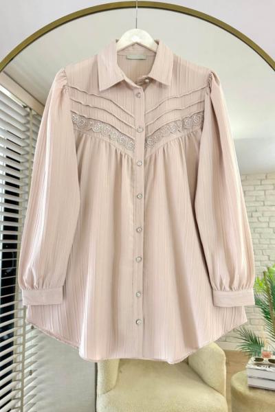 Almira Gömlek Bej