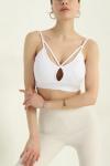Damla İp Askılı Büstiyer Beyaz