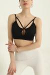 Damla İp Askılı Büstiyer Siyah