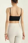 Damla İp Askılı Büstiyer Siyah