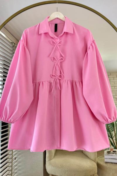 Lisa Gömlek Pembe