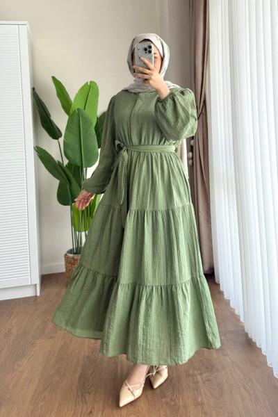 Manolya Elbise Yeşil