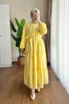 Manolya Elbise Sarı