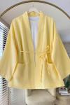Müslin Kimono Sarı