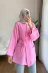 Müslin Kimono Pembe