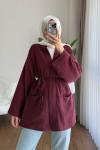 Müslin Kimono Bordo