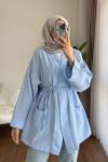 Müslin Kimono Mavi