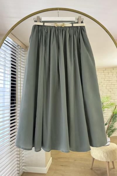 Kemerli Vual Etek Çağla Yeşili