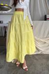 Kat Kat Poplin Etek Sarı