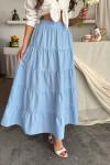 Kat Kat Poplin Etek Bebe Mavisi