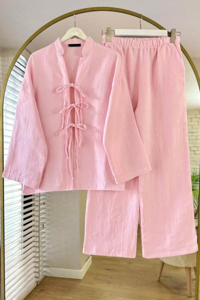 Lowell Müslin Takım Pudra