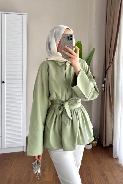 Poppy Gömlek Yeşil