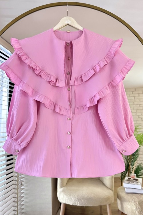 Folia Gömlek Pembe