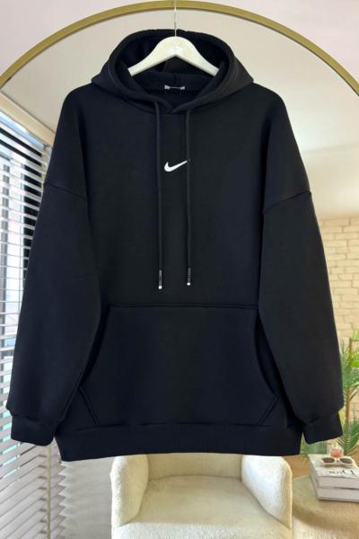 NK Oversize Sweatshirt Siyah