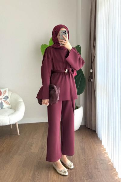 Polly Scuba Takım Bordo