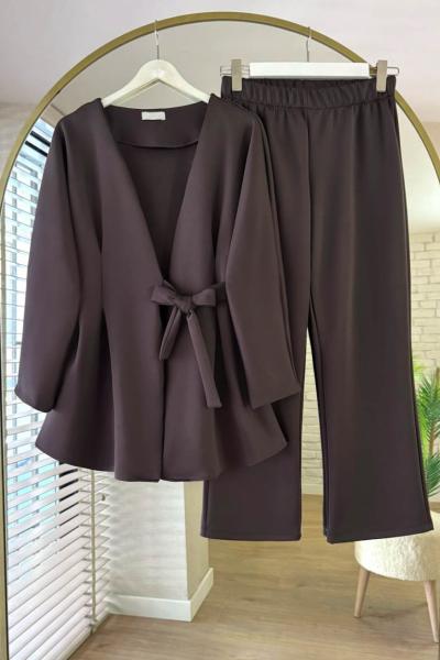 Pensli Scuba Takım Acı Kahve