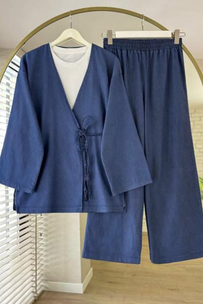 Dolly İnce Kot Takım Lacivert