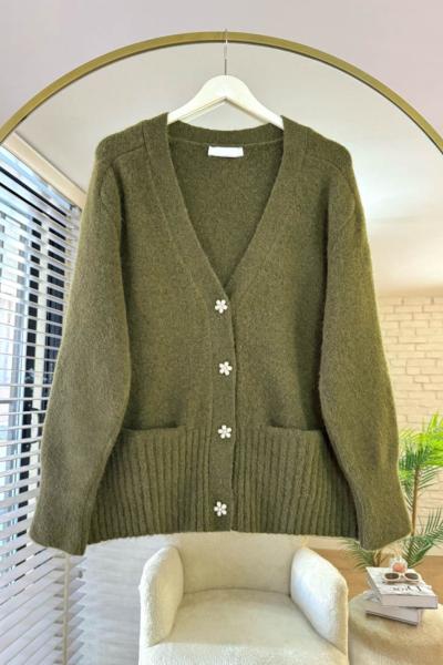 Cepli Pilar Hırka Haki