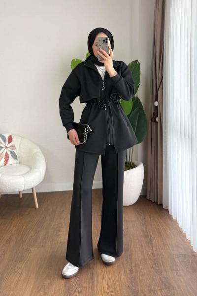 Leila Scuba Takım Siyah