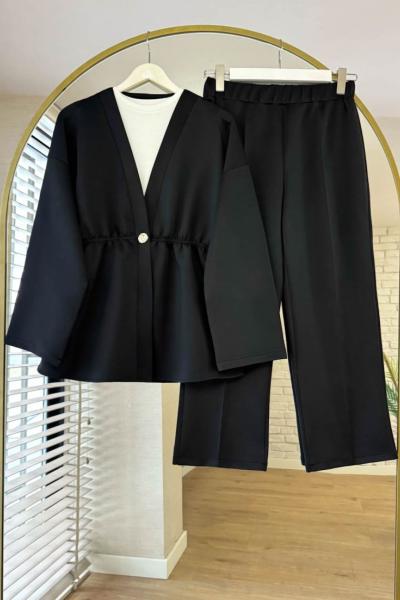 Merlin İkili Takım Siyah