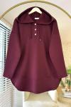 Dustin Scuba Tunik Bordo
