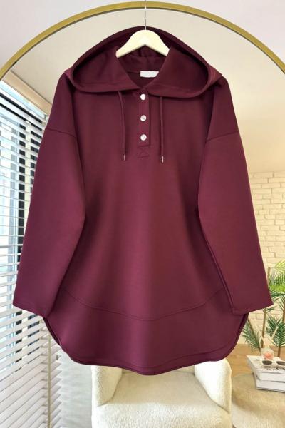 Dustin Scuba Tunik Bordo