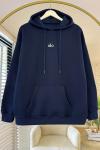 Alo Baskılı Sweatshirt Lacivert