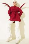 Duble Kol Selanik Tunik Bordo