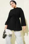 Duble Kol Selanik Tunik Siyah