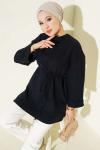 Duble Kol Selanik Tunik Lacivert