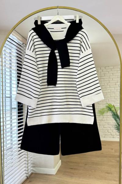 Laven Triko Takım Siyah