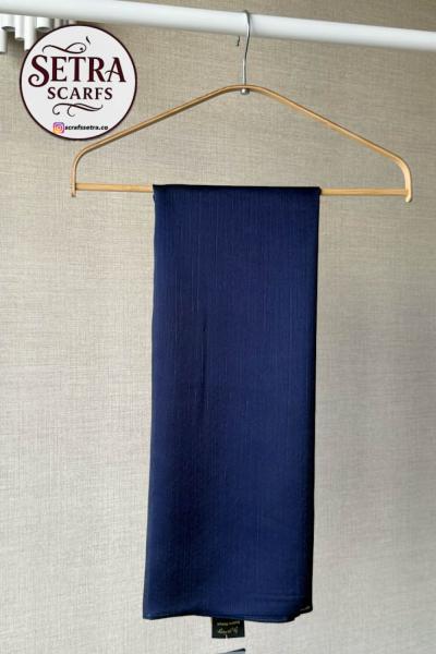 Jan Jan Şifon Şal Lacivert