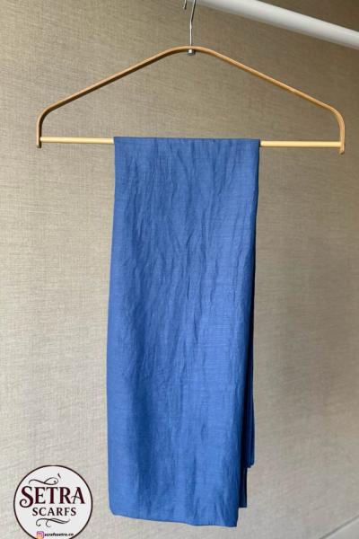 Soft Pamuk Şal indigo mavisi