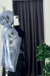 Hanzade Şal (A) Gri - Antrasit