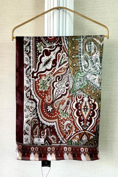 Etnik Desenli Janjan Şal (B) Kahverengi