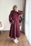 Ruby Etekli Takım Bordo