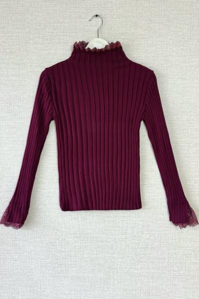 Dantelli Triko Body Bordo