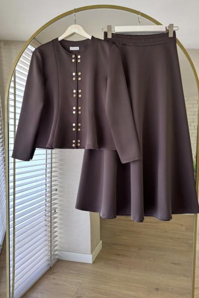 Julia Etekli Takım Acı Kahve