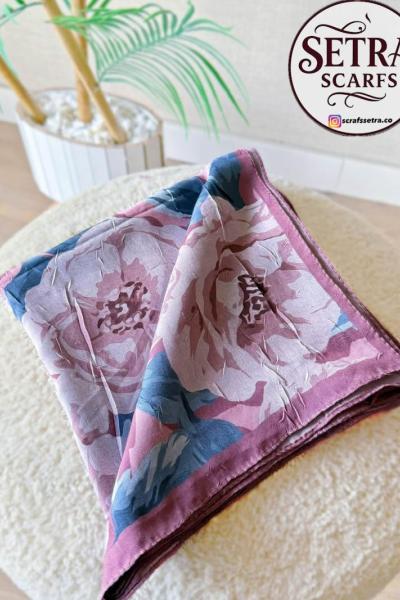 Bambu Kraş Eşarp Pembe