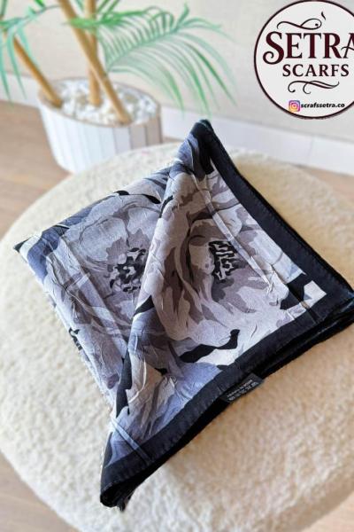 Bambu Kraş Eşarp Siyah