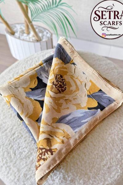 Bambu Kraş Eşarp Sarı