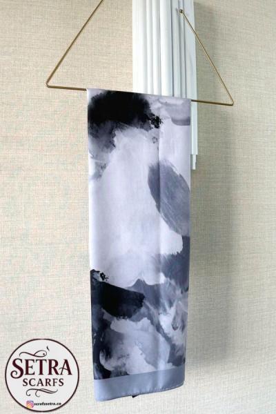 Gülsoy Soft Şal Gri Siyah