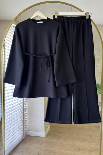 Pantolonlu Selanik Takım Siyah