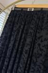 Floklu Tül Etek Siyah