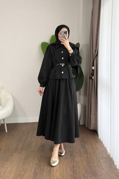 Laris Etekli Takım Siyah