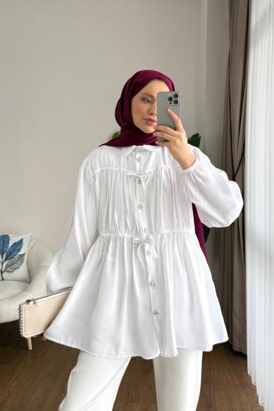 Lola Gömlek Beyaz