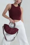 İçi Kaplı Halter Yaka Atlet Bordo