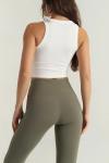 İçi Kaplı Halter Yaka Atlet Ekru