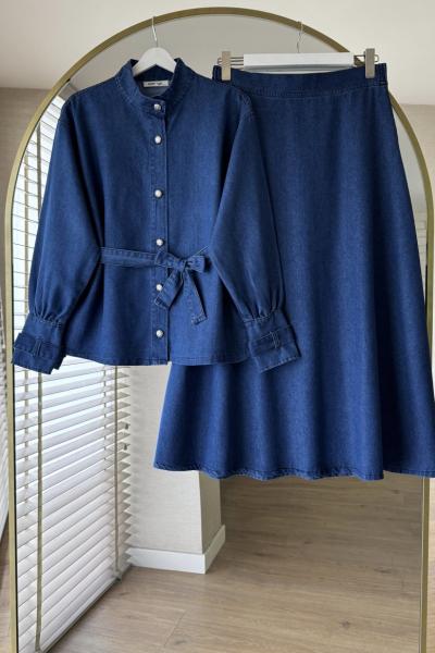 Laven Etekli Kot Takım Lacivert